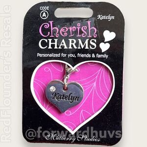 Bundle Sale 3 for $15 | Cherish Charms | Katelyn | Name Charm